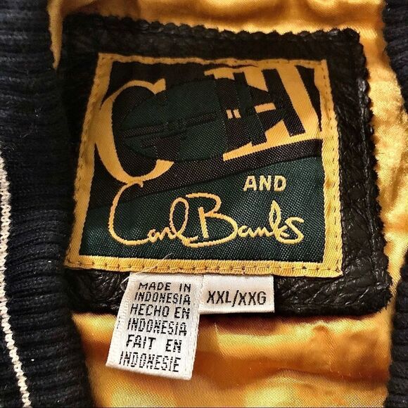 G3 Vintage G-III Carl Banks Green Bay Packers Full Genuine Leather Jacket XXL 2X - Picture 11 of 11